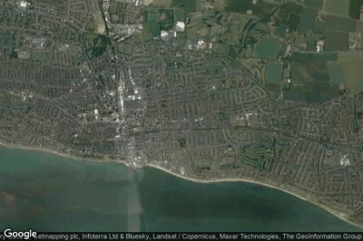 Vue aérienne de Southchurch Village