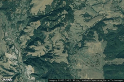 Vue aérienne de Poeni