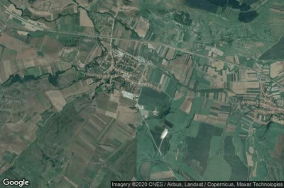 Vue aérienne de Miercurea Sibiului
