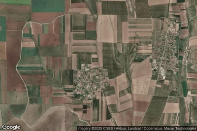 Vue aérienne de Lăstuni