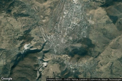 Vue aérienne de Hunedoara