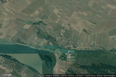 Vue aérienne de Garla-Mare