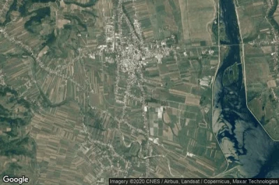 Vue aérienne de Dragasani