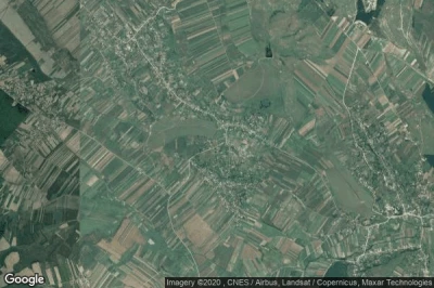 Vue aérienne de Cristesti