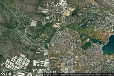 Vue aérienne de Chiajna