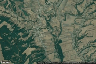 Vue aérienne de Balcesti