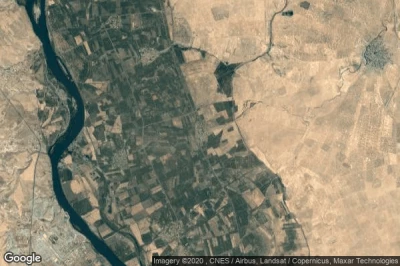 Vue aérienne de Qaryat al Muftiyāt