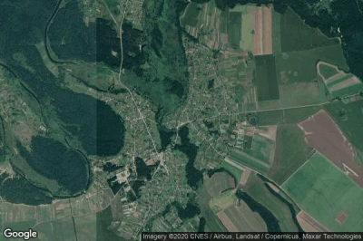 Vue aérienne de Zhuravka
