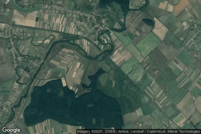 Vue aérienne de Vynohradiv