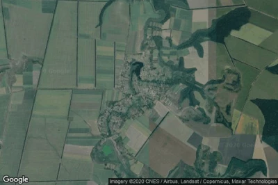 Vue aérienne de Verbovka