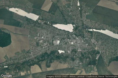 Vue aérienne de Tulchyn