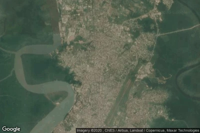 Vue aérienne de Ishie Town