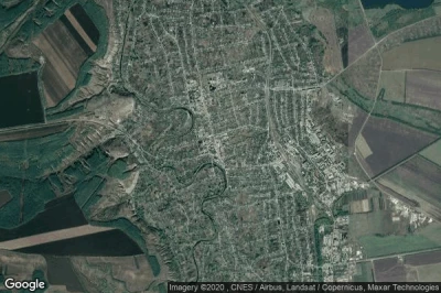 Vue aérienne de Svatove