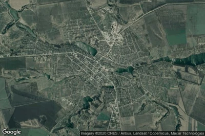 Vue aérienne de Skvyra