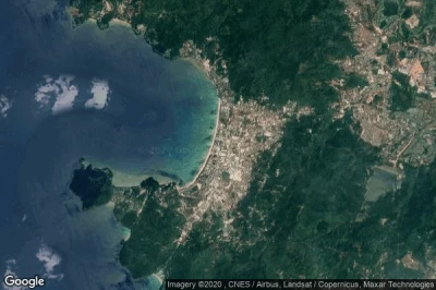 Vue aérienne de Patong Beach