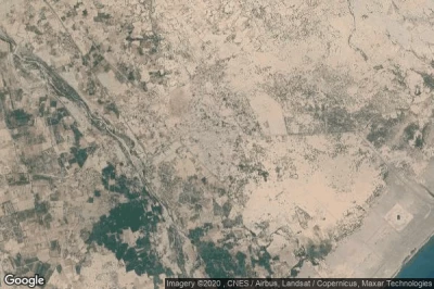 Vue aérienne de Zinjibar