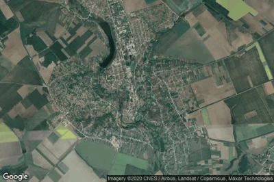 Vue aérienne de Sharhorod
