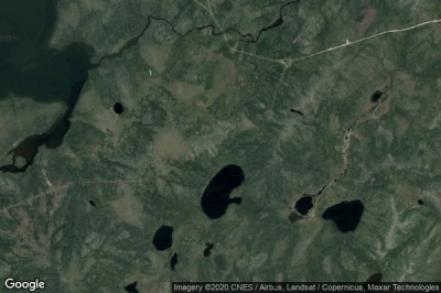 Vue aérienne de Big Trout Lake