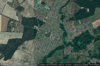Vue aérienne de Semenivka