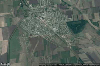 Vue aérienne de Rozdilna