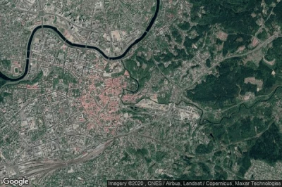 Vue aérienne de République dUzupis