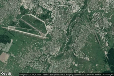 Vue aérienne de Opryshovtse