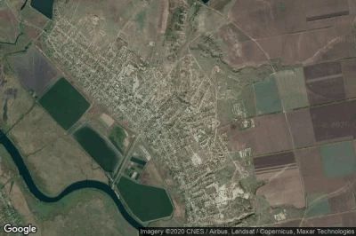 Vue aérienne de Nova Odesa