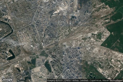 Vue aérienne de Novaya Darnitsa