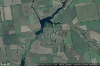 Vue aérienne de Molodizhne