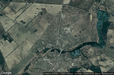 Vue aérienne de Makariv