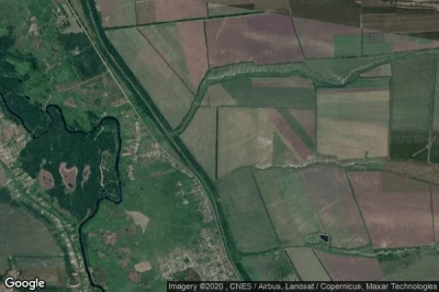 Vue aérienne de Luhans’ka Oblast’