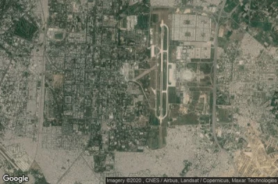Vue aérienne de Iqbāl Camp