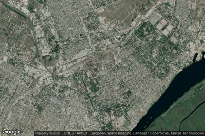 Vue aérienne de Kherson