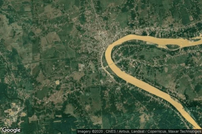 Vue aérienne de Kampung Lemal