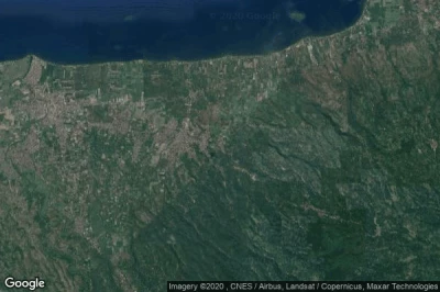 Vue aérienne de Tampekan