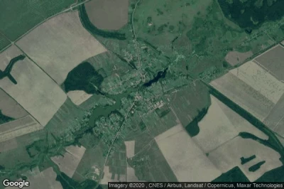 Vue aérienne de Chervone