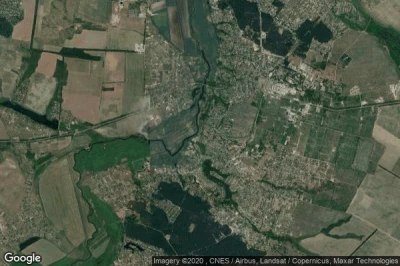Vue aérienne de Belogorodka