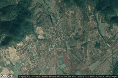 Vue aérienne de Tolcsva