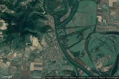 Vue aérienne de Tokaj