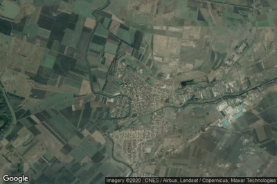 Vue aérienne de Szegvar