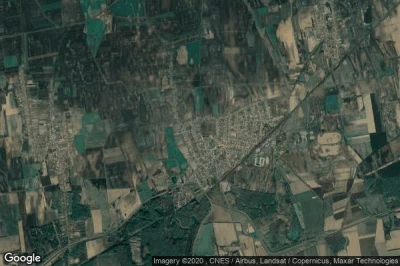 Vue aérienne de Lászlótanya