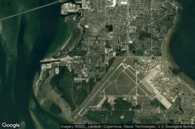 Vue aérienne de Port Tampa Communities