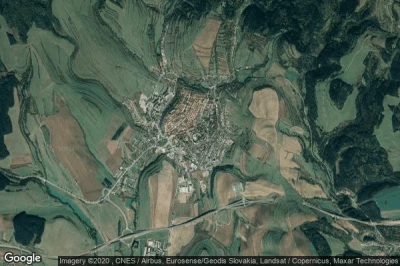 Vue aérienne de Levoca