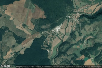 Vue aérienne de Gemerská Horka