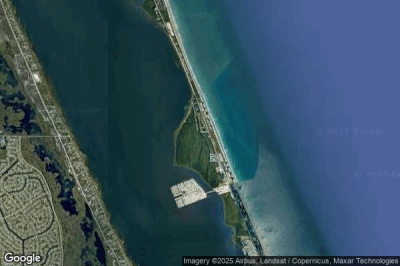 Vue aérienne de Hutchinson Island South