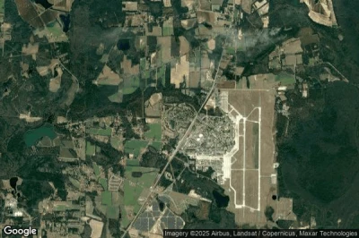 Vue aérienne de Moody Air Force Base