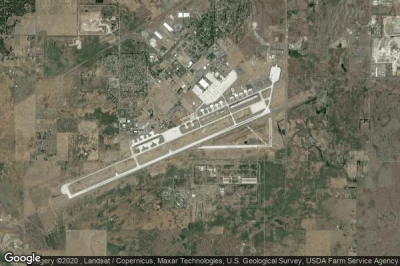 Vue aérienne de Fairchild Air Force Base