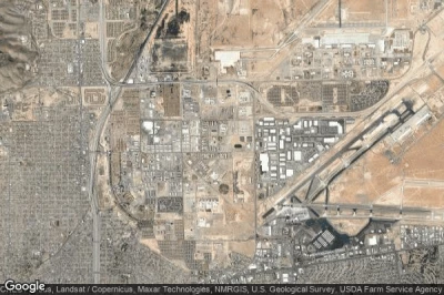 Vue aérienne de Fort Bliss