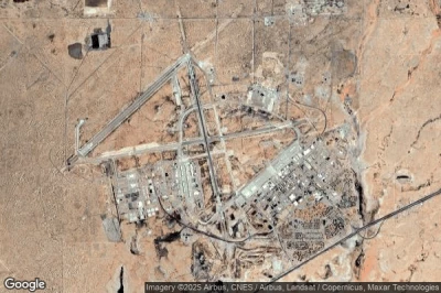 Vue aérienne de Holloman Air Force Base