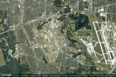 Vue aérienne de Lackland Air Force Base